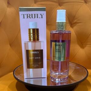TRULY Soft Serve Body Mist — Pink Bottle with Gold Label